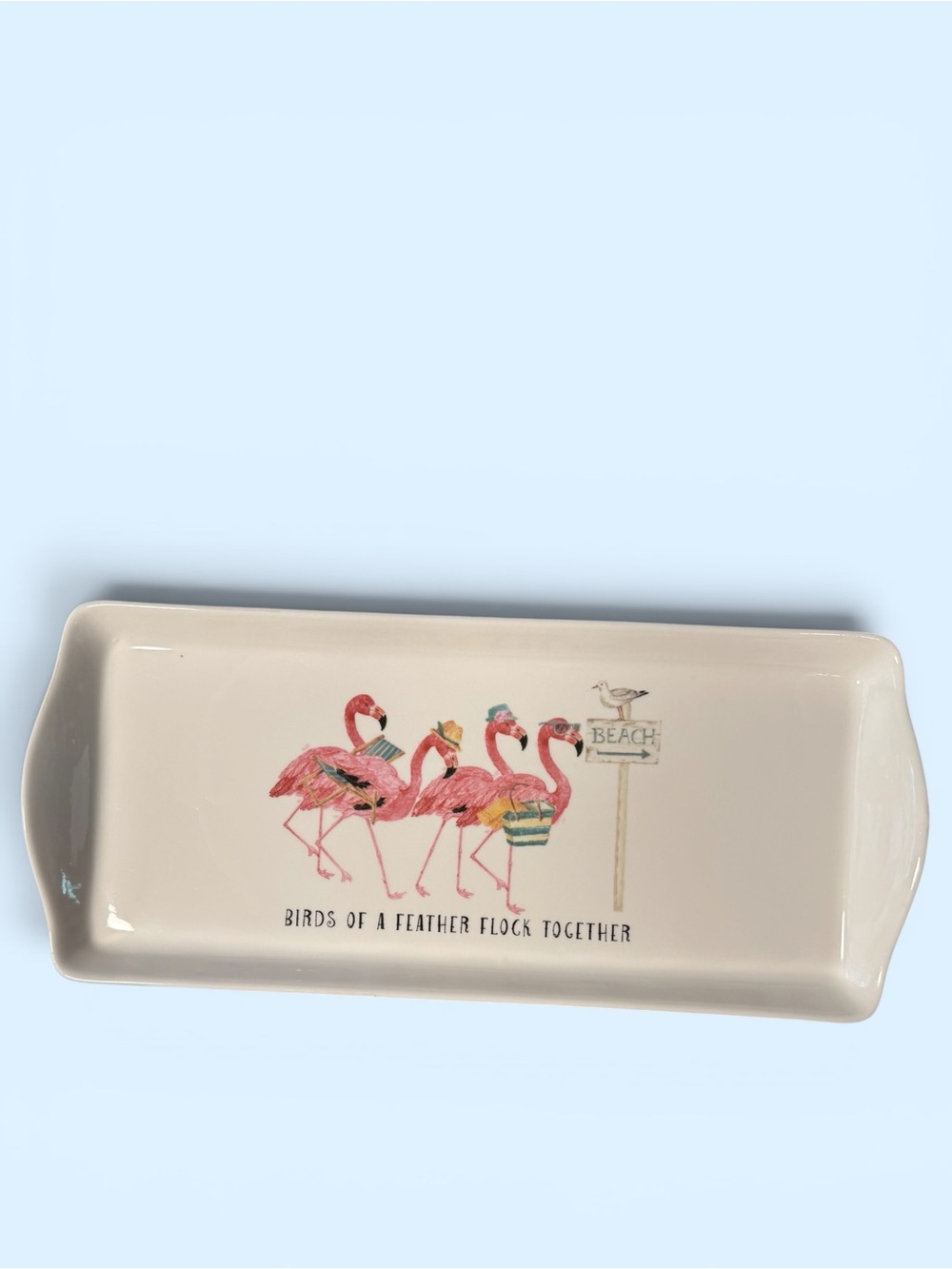 Kathryn White Birds of a Feather Flock Together Tray